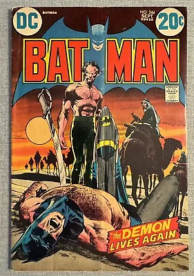 Buy Batman #244 Classic Neal Adams Cover Vs Ra's Al Ghul Kiss With Talia • 79.12£