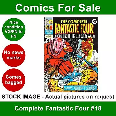 Buy Complete Fantastic Four #18 Comic - VG/FN Clean 1978 - Marvel UK • 3.25£