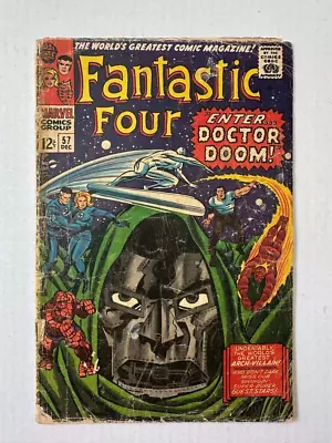 Buy Fantastic Four #57 G 2.0/2.5 Doctor Doom Silver Surfer Appearance Marvel 1966 • 39.72£