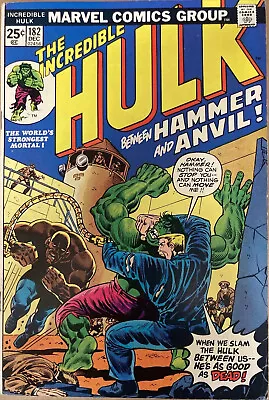 Buy The Incredible Hulk #182 Dec 1974 3rd App Of Wolverine Higher Grade Key 🔑🔥 • 249.99£