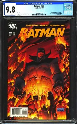 Buy Batman #666 CGC 9.8 NM/MT WP 1st Damian Wayne As Batman & Professor Pyg DC 2007 • 157.53£