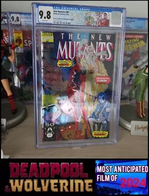 Buy New Mutants #98 CGC 9.8 🔥 Comic Con 🌟 Foil 🌟 ☠️ Deadpool ☠️  (Secret Wars)  1 • 169.99£