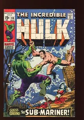 Buy Incredible Hulk 118 FN+ 6.5 High Definition Scans * • 67.13£