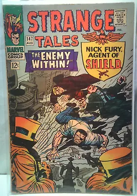 Buy Strange Tales Doctor Strange Nick Fury Agent Of Shield Marvel Comics 147 6.5 • 13.99£