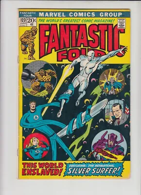 Buy Fantastic Four #123 Vg *surfer & Galactus!! • 12.79£