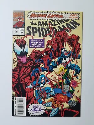 Buy Amazing Spider-Man #380 (1993 Marvel Comics) Maximum Carnage Part 11 ~ FN • 5.59£