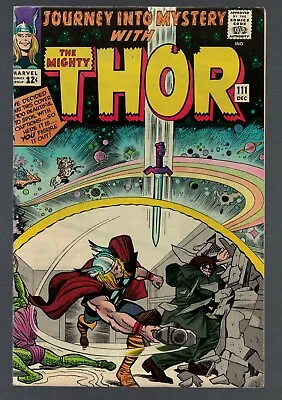 Buy Marvel Comics Journey Into Mystery Thor 111 7.0 FN/VFN 1963 Avengers • 149.99£