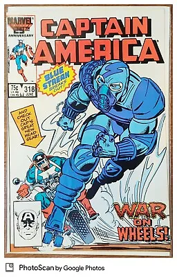 Buy Captain America #318 Death Of Death Adder & Blue Streak 1968 Series Marvel • 7.12£