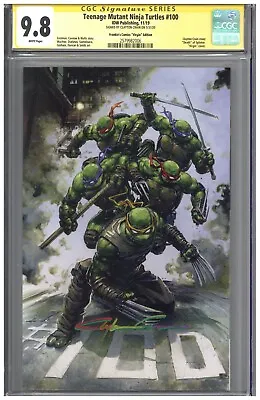 Buy Teenage Mutant Ninja Turtles #100 CGC 9.8 SS Frankies Virgin Clayton Crain • 319.80£