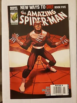 Buy Amazing Spider-Man #572 NEWSSTAND Rare Low Print 1,503 Copies 1st App Garvey MCU • 31.98£