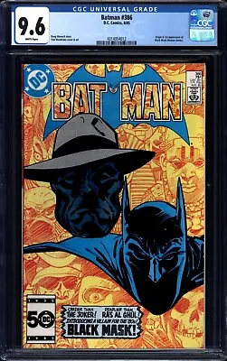 Buy Batman #386 - DC 1985 Copper Age Age Issue - CGC NM+ 9.6 - 1st Black Mask • 130.45£