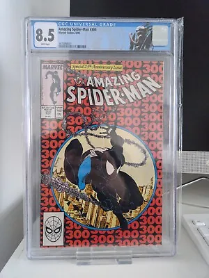Buy Amazing Spider-Man #300 CGC 8.5 Origin & 1st App Of Venom-Custom Label 🔑 • 460£