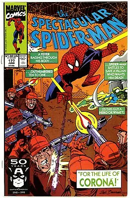 Buy Spectacular Spider-Man (1976) #177 NM 9.4 Second Appearance Of Corona • 11.83£
