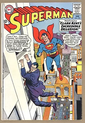 Buy Superman 174 FN- Batman 1st Adam Newman (formerly Android X) 1965 DC Comics U713 • 26.07£