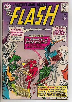 Buy DC Comics Flash #155 September 1965 Gauntlet Of Villains VG+ • 21£