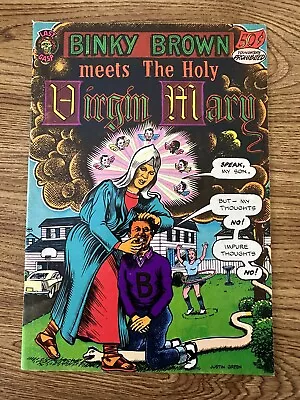 Buy Binky Brown Meets The Holy Virgin Mary (1972) Last Gasp 1st Print FN/VF 7.0 • 39.18£