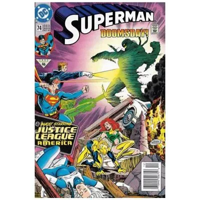 Buy Superman (1987 Series) #74 Newsstand In Very Fine + Condition. DC Comics [b} • 14.10£