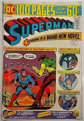 Buy DC Comics Bronze Age Superman Key Book Issues 278 Higher Grade VG 100 Page • 0.99£