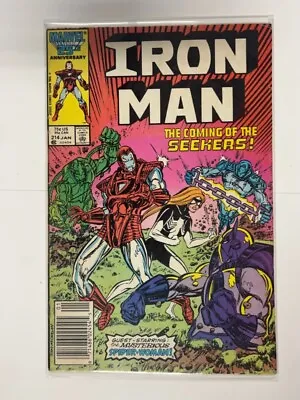 Buy Invincible Iron Man #214 (Marvel Comics, January 1987) Mysterious Spider-Woman,  • 3.96£