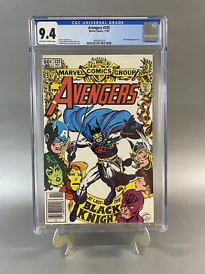 Buy Avengers #225 CGC 9.4 Newsstand Black Knight Appearance Marvel 1982 Newly Graded • 80.43£