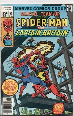 Buy Marvel Team-Up #65 - Spider-Man & Captain Britain - KEY ISSUE! • 40.12£