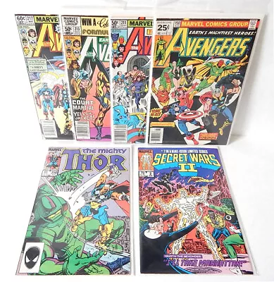 Buy The Avengers #150 211 213 217 Thor #358 Secret Wars II #2 Marvel Bronze Comics • 13.43£