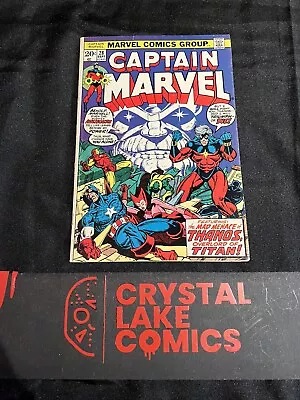 Buy Captain Marvel (1968 Series) #28 3rd Appearance Drax 4th Thanos 1st Eon 🔑🔥 • 27.67£