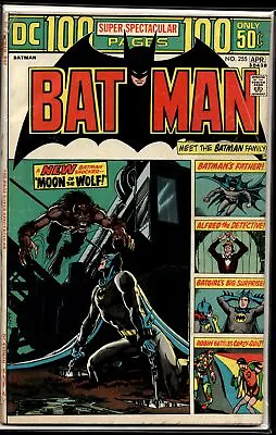 Buy 1974 Batman #255 1st Werewolf DC Comic • 72.38£