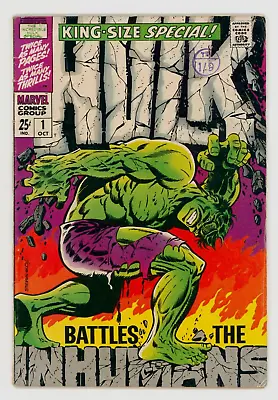 Buy Incredible Hulk Annual #1 FN+ 6.5 The Inhumans • 149£
