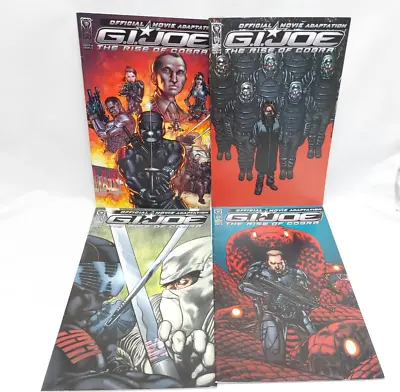 Buy GI Joe The Rise Of Cobra Issues 1 To 4 - 4 Comic Book Bundle 2009 • 12£