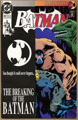 Buy Batman #497-1993 Nm- 9.2 DC 1st W/ Overlay Cover Bane Breaks Batman's Back • 11.50£