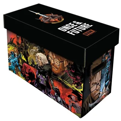 Buy BCW Short Cardboard Comic Book Storage Box With Once And Future Art • 34.42£