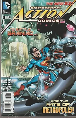Buy Dc Comics Action Comics #8 (2012) New 52 1st Print Vf+ • 2.95£