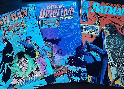 Buy Comic Books Batman The Penguin Affair 1 To 3 Jun 1990 (#448 449 Detective 615) • 7£