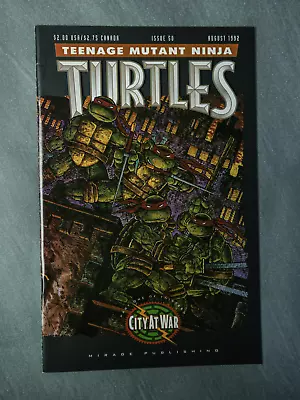 Buy Teenage Mutant Ninja Turtles 50 Mirage 1992 City At War Part 1 Comic Book TMNT • 18.18£