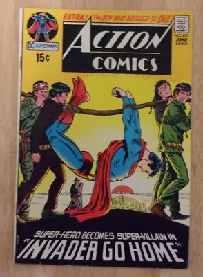 Buy Action Comics #401 1971 Nice Vg/fn Invaders Go Home,second Supe Story Also • 9.09£