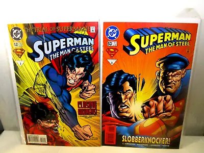 Buy Superman: The Man Of Steel #52-53 DC Comics (1996) BAGGED BOARDED • 7.12£