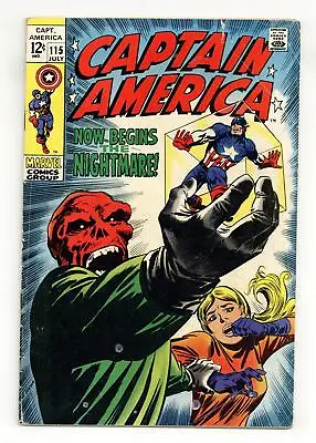 Buy Captain America #115 VG 4.0 1969 • 37.13£