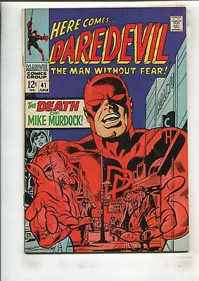 Buy Daredevil #41 (8.0/8.5) The Death Of Mike Murdock!! 1968 • 23.71£