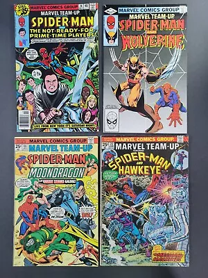 Buy (4) Marvel Team-Up Spider-Man #22 44 74 117 Wolverine 1974 1976 1978 1982 • 15.77£