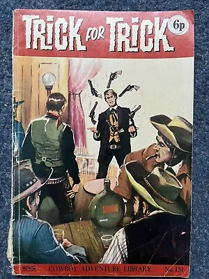 Buy Cowboy Adventure Library Comic No. 131 Trick For Trick • 7.99£