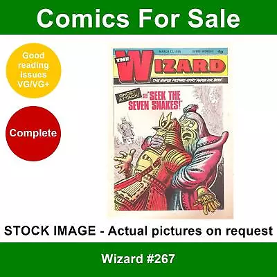Buy Wizard #267 Comic 22 March 1975 VG/VG+ DC Thomson • 3.49£