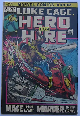 Buy Hero For Hire #3 (Oct 1972, Marvel), VG Condition (4.0), 1st Appearance Of Mace • 11.87£