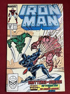 Buy Iron Man #229 VFN+ 1988 *TITANIUM MAN DEATH* • 6.99£