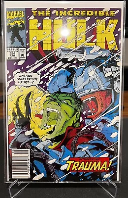 Buy The Incredible Hulk #394 (1992) Marvel Comics 🔑 1st App Of Trauma NEWSSTAND VF+ • 6.40£