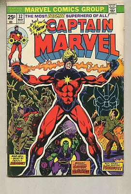Buy Captain Marvel  #32 VG/FN  Thanos, The Destroyer, Deadly Demons Marvel Comics D2 • 7.99£