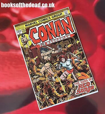 Buy Conan The Barbarian #24 Marvel Comics, 3/73 “The Song Of Red Sonja” • 195£