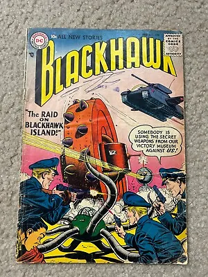 Buy VTG 1957 Silver Age DC Comics Blackhawk #109 GD/VG Raid On Blackhawk Island • 12.79£