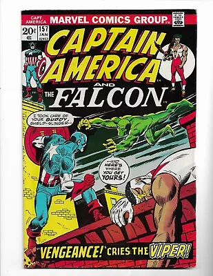 Buy Captain America 157 - F+ 6.5 - 1st App Viper - Falcon - Sharon Carter (1973) • 20.62£