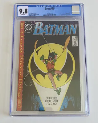 Buy DC Comics Batman #442 CGC 9.8 Tim Drake Robin 1st App Key Issue Rare Nightwing • 98.95£